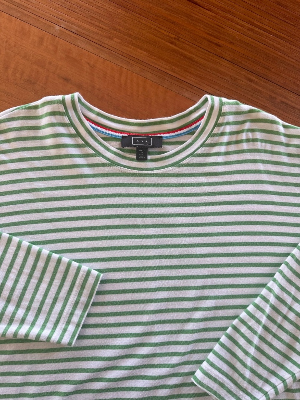 AYR French Fry Tee Striped Green - XS - Picture 3 of 9